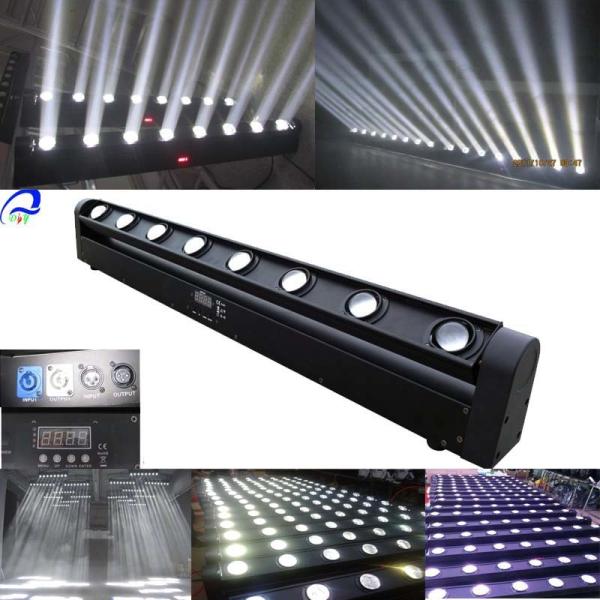 8 Pcs 10W RGBW 8 Pixels 4in1 LED Beam Bar Moving Head Stage Light Cool White