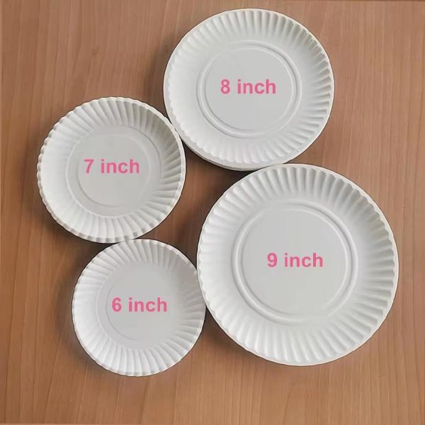 Colourful Party Plates Cups Napkins Sets for Fully Customized Disposable Paper Plates