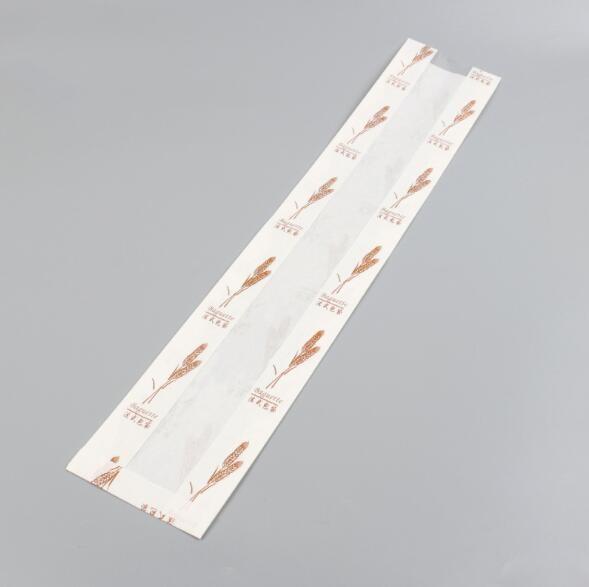 Kraft Paper Food Grade Packaging For Baguette Bread Packing 35x11x4cm