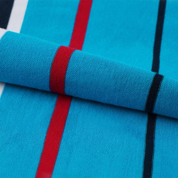 Tissus de Pique texturé à faible rétrécissement, largeur 185 cm, fil respirant, tissu teint.