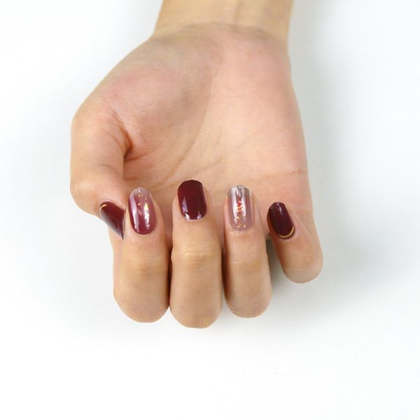 New design gel nail wraps LED lamp gel strips OEM Gel nail Beauty Products Finger Nail Art