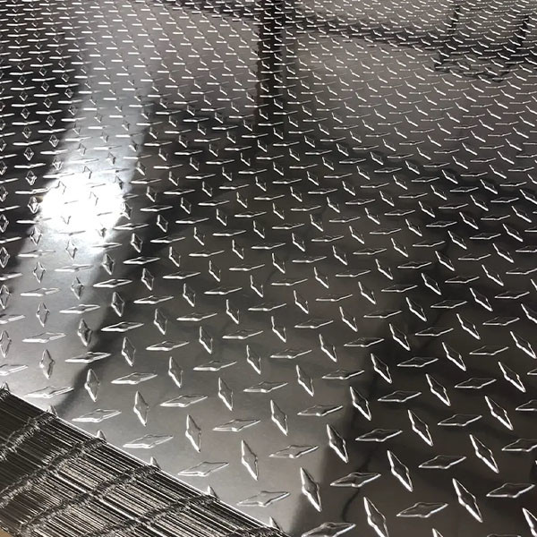 1000 Series Reflective Aluminum Checkered Plate Mirror Aluminum Diamond Plate Coil
