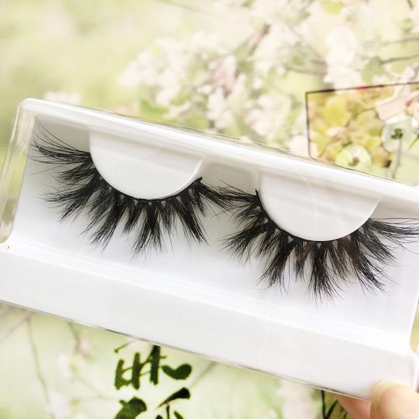 Reusable 5D Mink Eyelashes / Private Label Black Mink Lashes Vendor