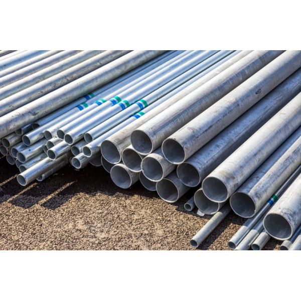 High Frequency Welded Line Pipe Threaded Flat Surface Galvanised Steel Tube