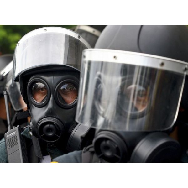 police riot helmet visor/shield