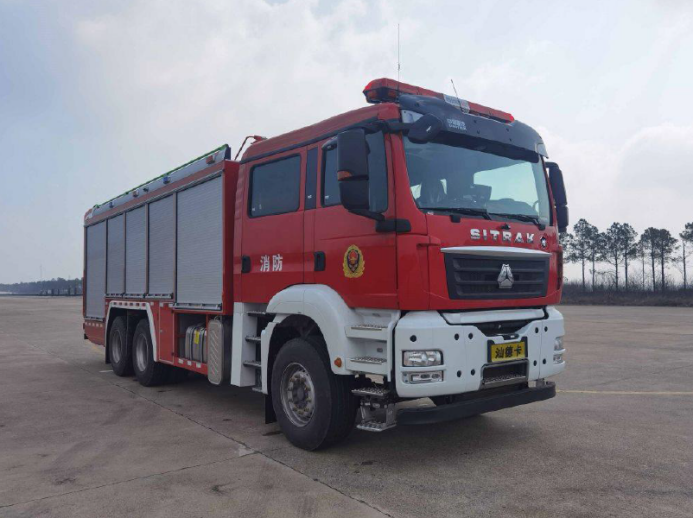 GF60 Custom Dry Powder Fire Truck Country Ⅵ Hydraulic Platform Fire Engine