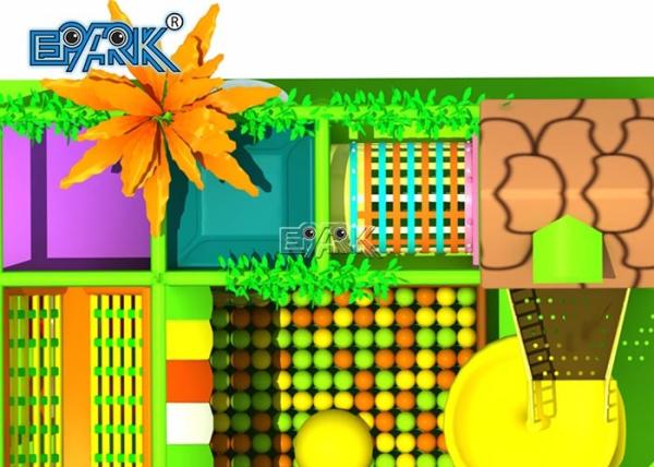 Children Indoor Playground Equipment Jungle Theme Indoor Adventure Zone