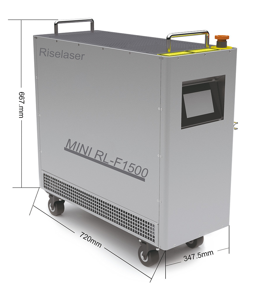 небольшой размер 60kg для замены сварочного аппарата 1500W лазера заварки TIG портативного