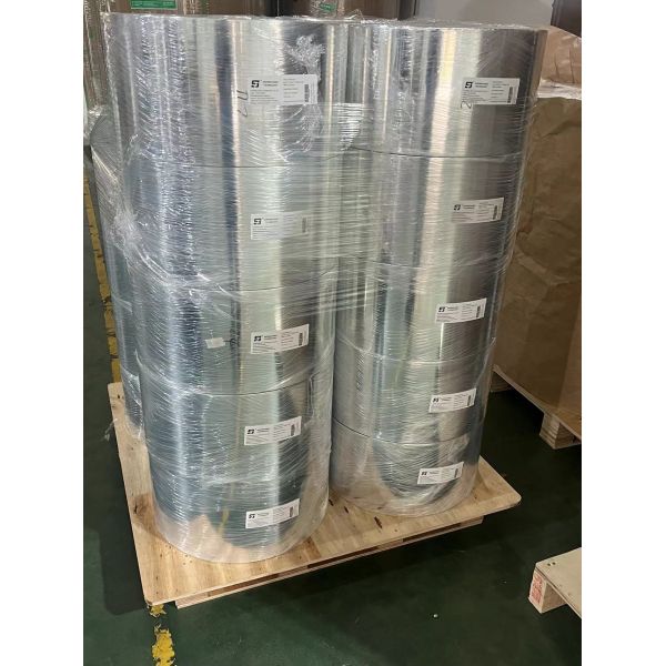 Mentalized BOPP Film Adhesive Bright Silver BOPP Film Adhesive Label Material WG4633