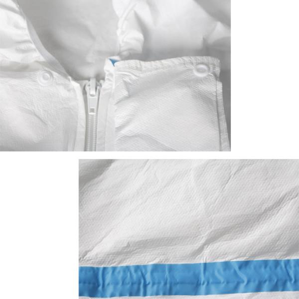 Lamination Zipper Non Woven Disposable Protective Coverall