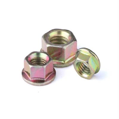 GB Stainless Steel Nuts Grade 4.8 M3-M16 Zinc Plated Serrated Flange Lock Nut