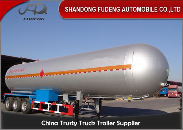 36000 to 59600 Liters LPG Tank Trailer For Liquefied Propane Gas Transportation