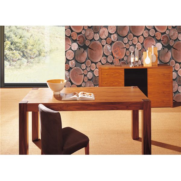 Annual ring 3d home PVC removable reusable wallpaper for study room