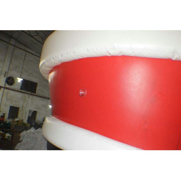 Inflatable Advertising Products , Inflatable Outdoor Santa Claus with Logo Printing