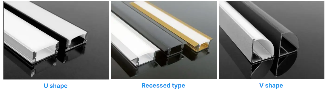 90 Degree Led Aluminum Corner Profile For Led Strip Light