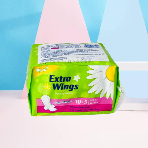 Disposable Feminine Cotton Menstrual Sanitary Pads For Women Negative Ion Napkin