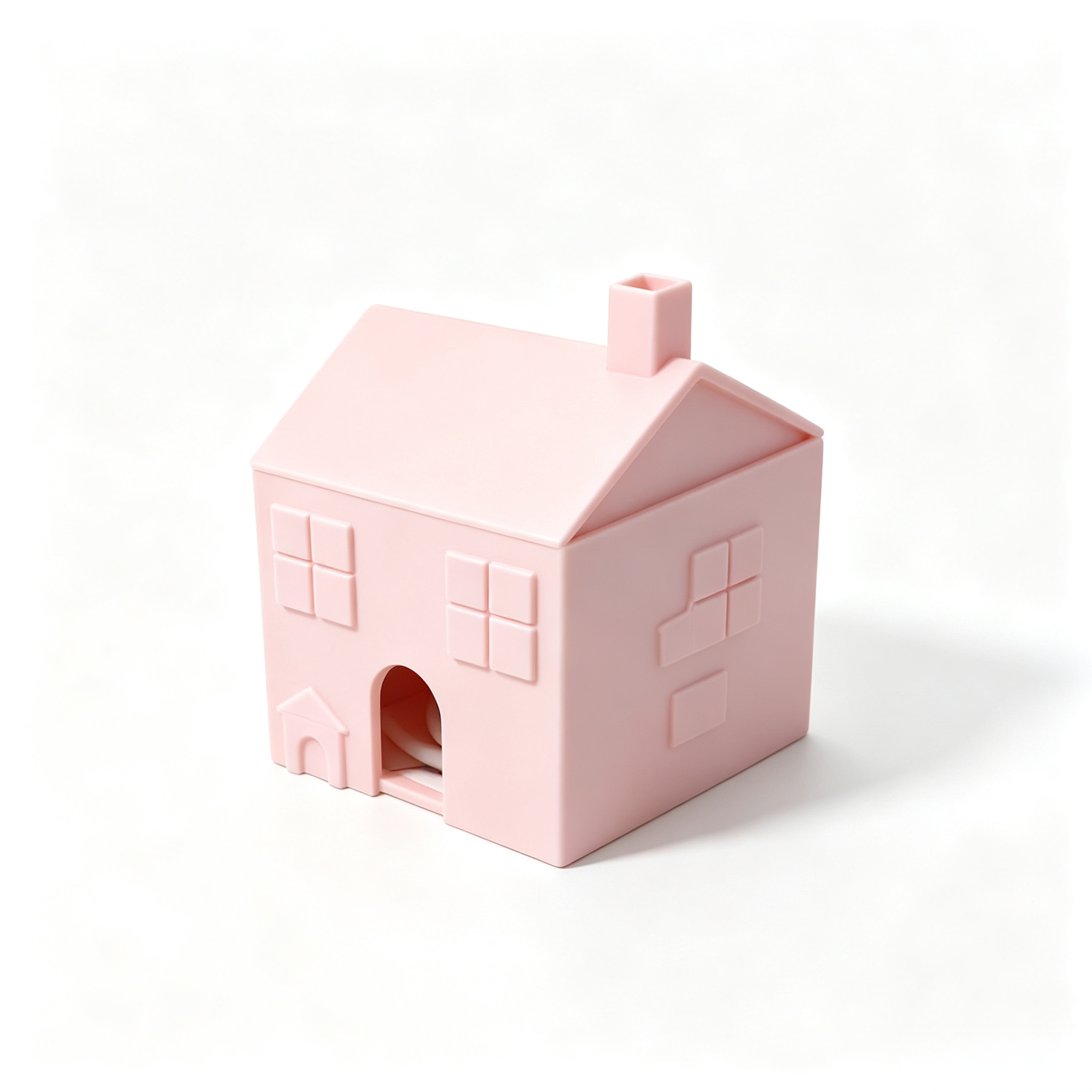 Pink Desk Accessories 3d Print Office Supplies FDM Hidden Wire Slot