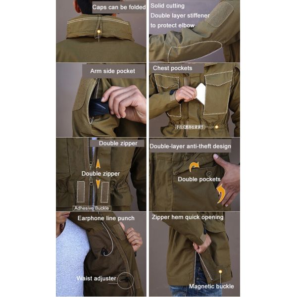 Hoodie Custom Outdoor Clothing Lightweight Protective Garments Sports Coat