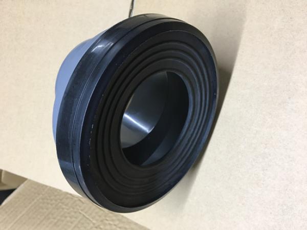 PP Material Plastic Bathroom Accessories Offset Toilet Connector Resist Corrosion