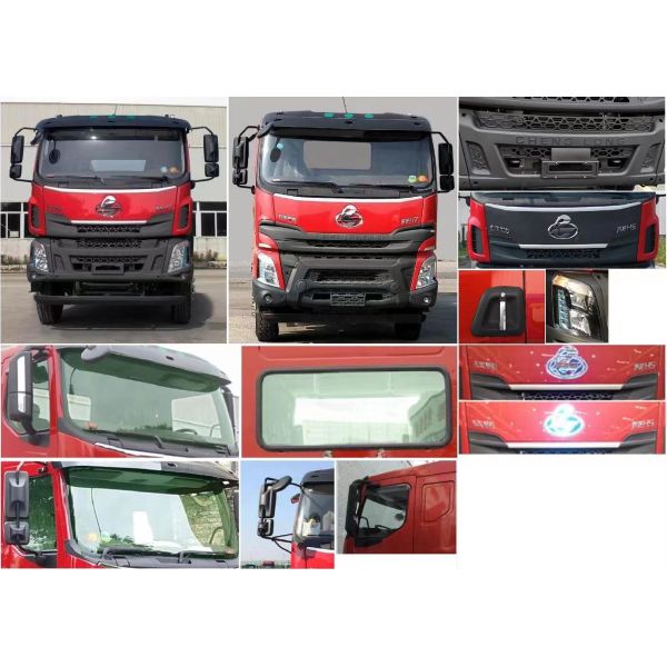 Dongfeng Liuqi 8.5M Three Axle 3 Seater Rear Wheel Drive Dump Truck Manual Transmission