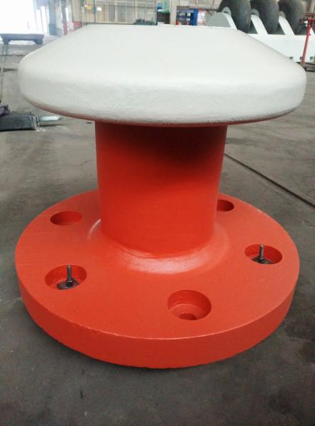 Borne marine d'amarrage de la base 350 KN de ports ronds de marine 12 mois de garantie