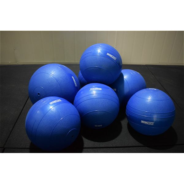 Colorful PVC Weighted Slam Ball 15lb Fitness Sand Filled Exercise Dead Ball