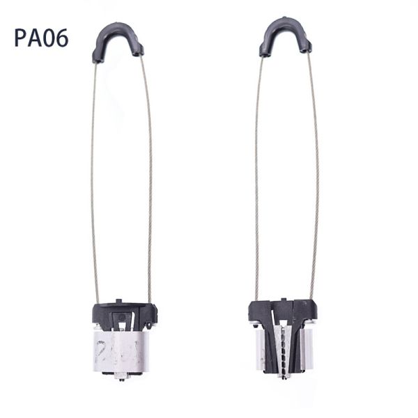 High Strength Metal Cable Optic Tension Clamp Dead End Anchoring Wedge Clamp Fiber