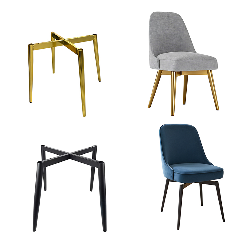 Custom Welded Iron T-Shaped Support Frame & Table Legs for Custom Office and Dining Tables and Chairs Heavy-Duty Load Bearing