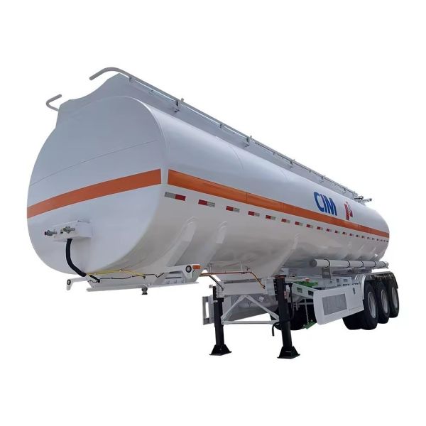 One Aluminum Alloy Semi Trailer for Gasoline Petrol Diesel Lubricating Oil and