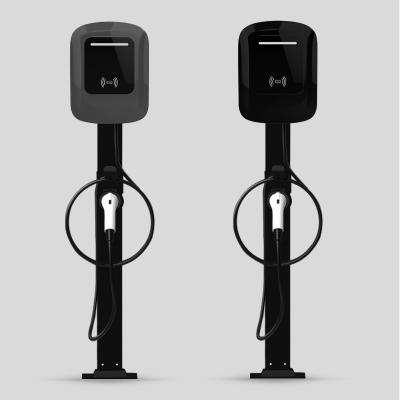 AC Electric Vehicle Charger 32A 7kw 11kw 22kw WiFi APP RFID Smart App With Usage OCPP CT