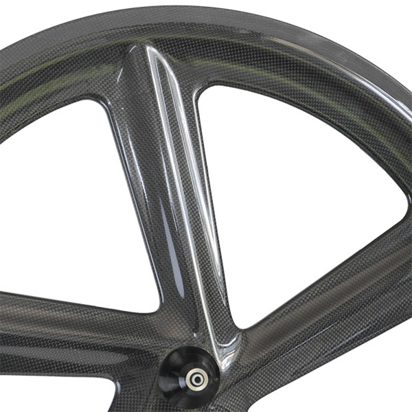 2014 new Design light 700c 5-spokes carbon clincher wheel with 66mm for road &track bike
