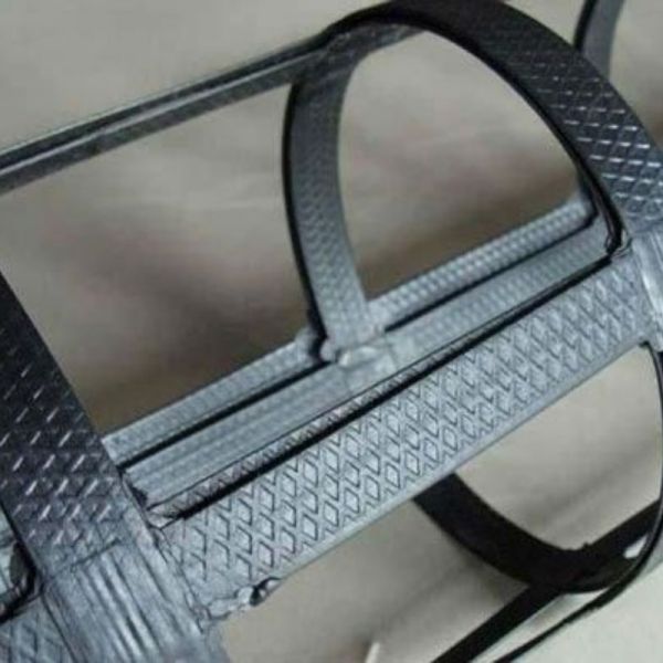 PE Coating Steel Plastic Geogrid 50kN/M – 100kN/M Geogrid Retaining Wall
