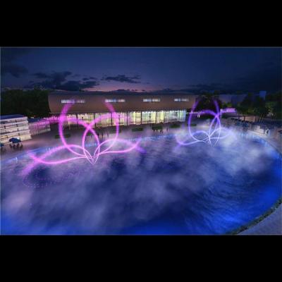 Electricity Powered Atomized Water Fountain With Silver Finish
