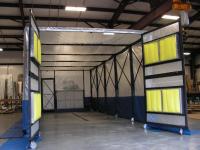 Une boîte de pulvérisation rétractable pour l' efficacité industrielle, une boîte de peinture rétractable