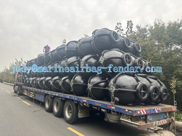 Dock Ship Pneumatic Rubber Fender Durable Aging Resistant For Dock Protection