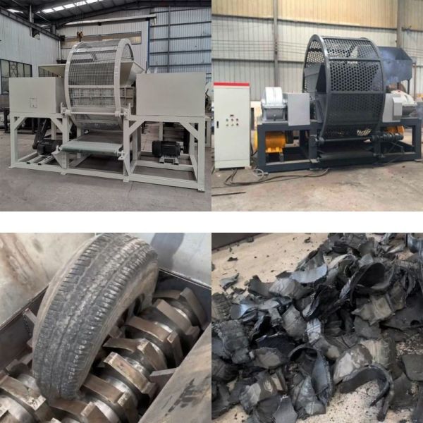 Condition Waste Rubber Tire Recycling Machine Tyre Shredder Machine for Your Business
