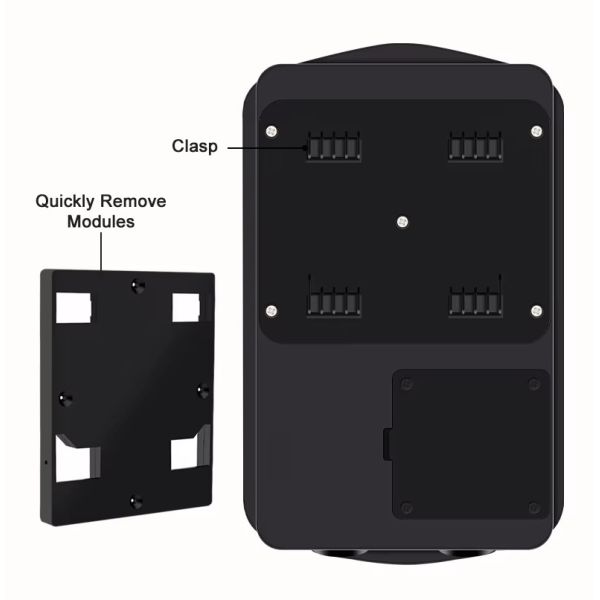 Estación de carga de automóviles montada en la pared