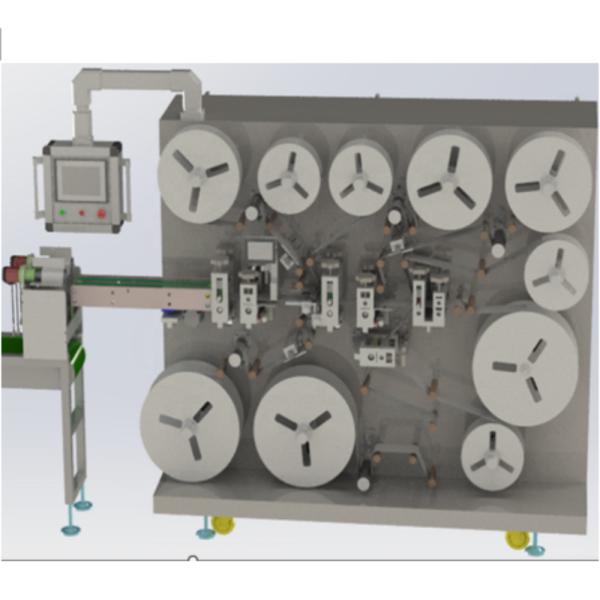 KC-2000-F PE Non Woven Pad Waterproof Medical Plaster Bandage Machine with 13kw Motor