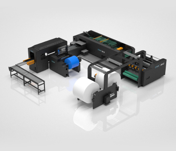 60cm - 140cm A4 Paper Cutting And Packing Machine 297mm  Paper Sheeter Machine