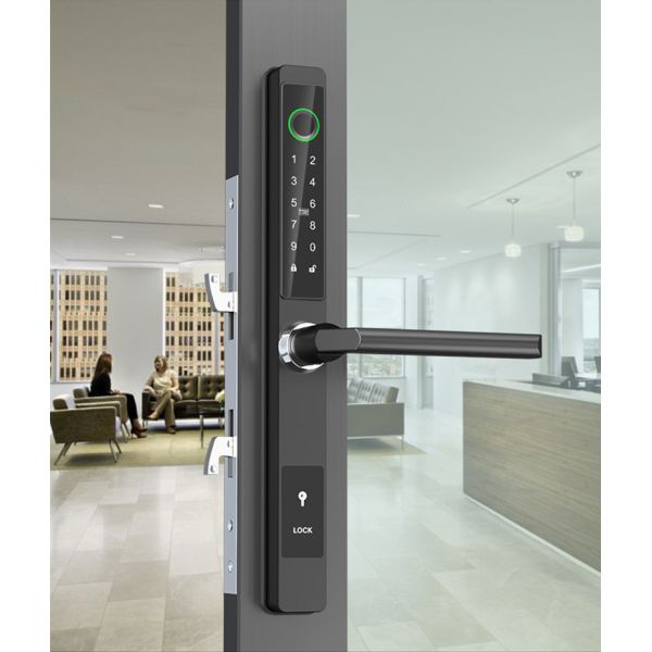 Квартира отпечаток пальца водонепроницаемый цифровой дверной замок европейский стандарт