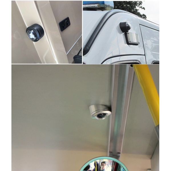 Hd 720p 1080p Автомобильная купольная световая камера 700tvl Ir Ночное видение Ip69 Водонепроницаемое металлическое корпус