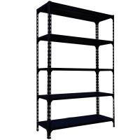 Light Duty Boltless Shelving Angle Steel Rack 100kg Capacity