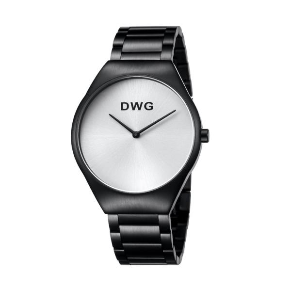 IP Black Plated 2025 Quartz Stainless Steel Watches With Japan Movement