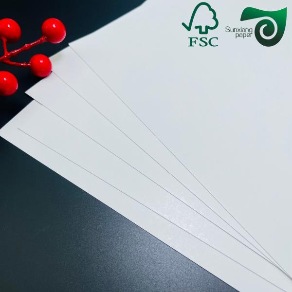 235 gramos de cartón de papel blanco de calidad alimentaria de 27' 39' para envases de alimentos fritos