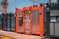 1.2t Single Wall Mounted Construction Hoist Cargo Lift Construction Sc 100/100 Sc100 100 Goods Hoist