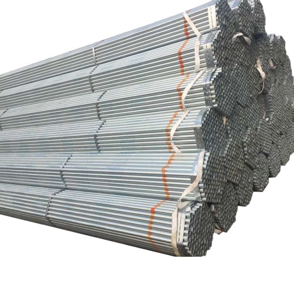 Zinc Coating 0.6mm Thick Hot Galvanized Steel Tube Seamless / Welded SGCC Customized
