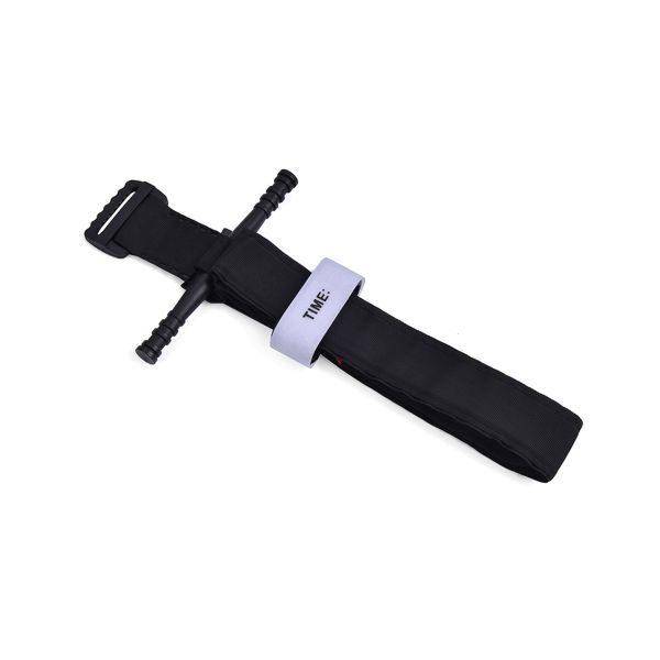 Dansky High Quality Black Cat Thicker Rod Tourniquet Eco-Friendly 100% Nylon Strong Adhesive Manual Hook and Loop Tape