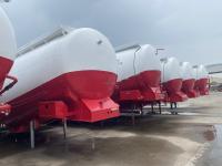 CIMC Qualité 3 essieux lourds 50 mètres cubes 80 tonnes 3 essieux transport en vrac Semi-remorque Vente directe d'usine