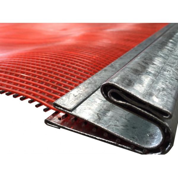 Steel Wire Rope Core Polyurethane Screen with Self Cleaning Feature for Mine and Quarry Applications