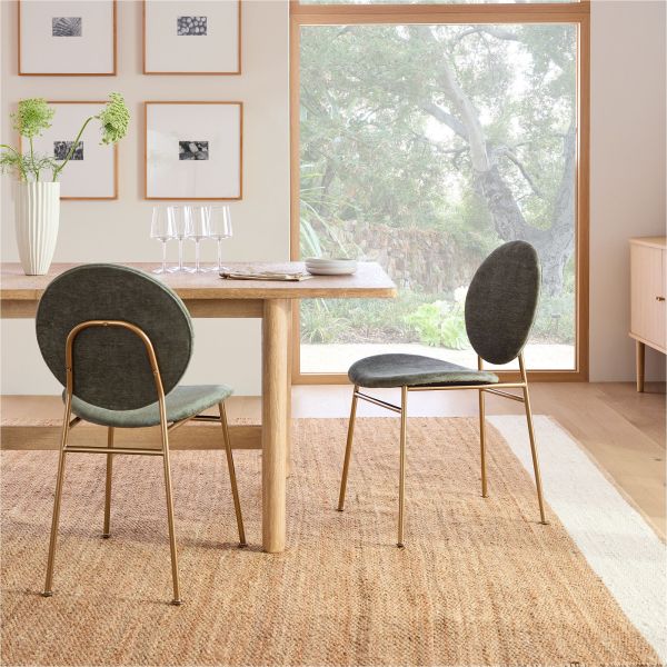 Turquoise Velvet Chairs Dining Round Dinette Sets With Gold Steel Legs